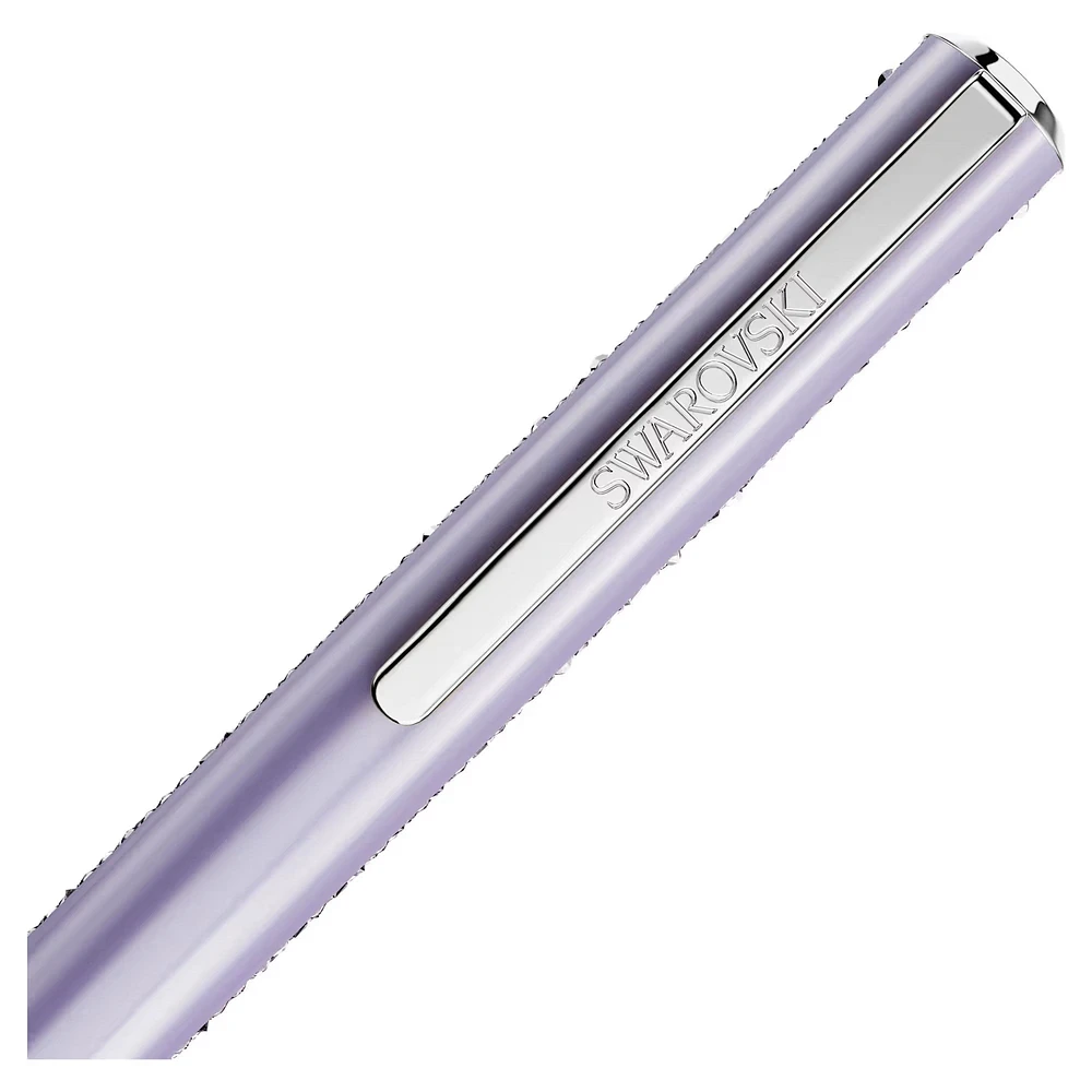 Swarovski - Crystal Shimmer Glide ballpoint pen, Purple, Purple lacquered, Chrome plated 5707707