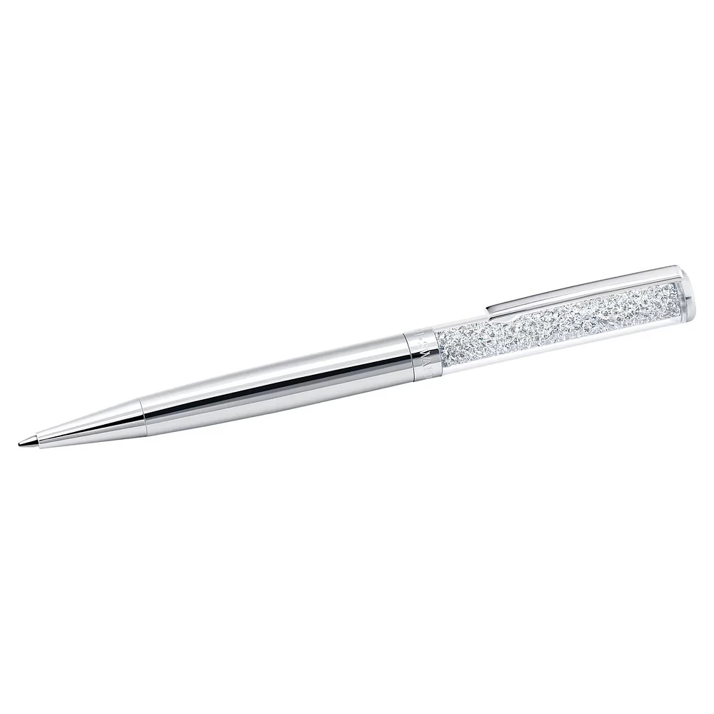 Swarovski Crystalline ballpoint pen, Silver tone, Chrome plated 5224384
