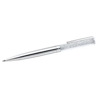 Swarovski Crystalline ballpoint pen, Silver tone, Chrome plated 5224384