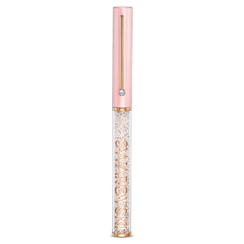 Swarovski Crystalline Gloss ballpoint pen, Pink, Pink lacquered, Rose gold-tone plated 5568756