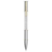Swarovski Crystalline Lustre ballpoint pen, Silver tone, Mixed metal finish 5688637