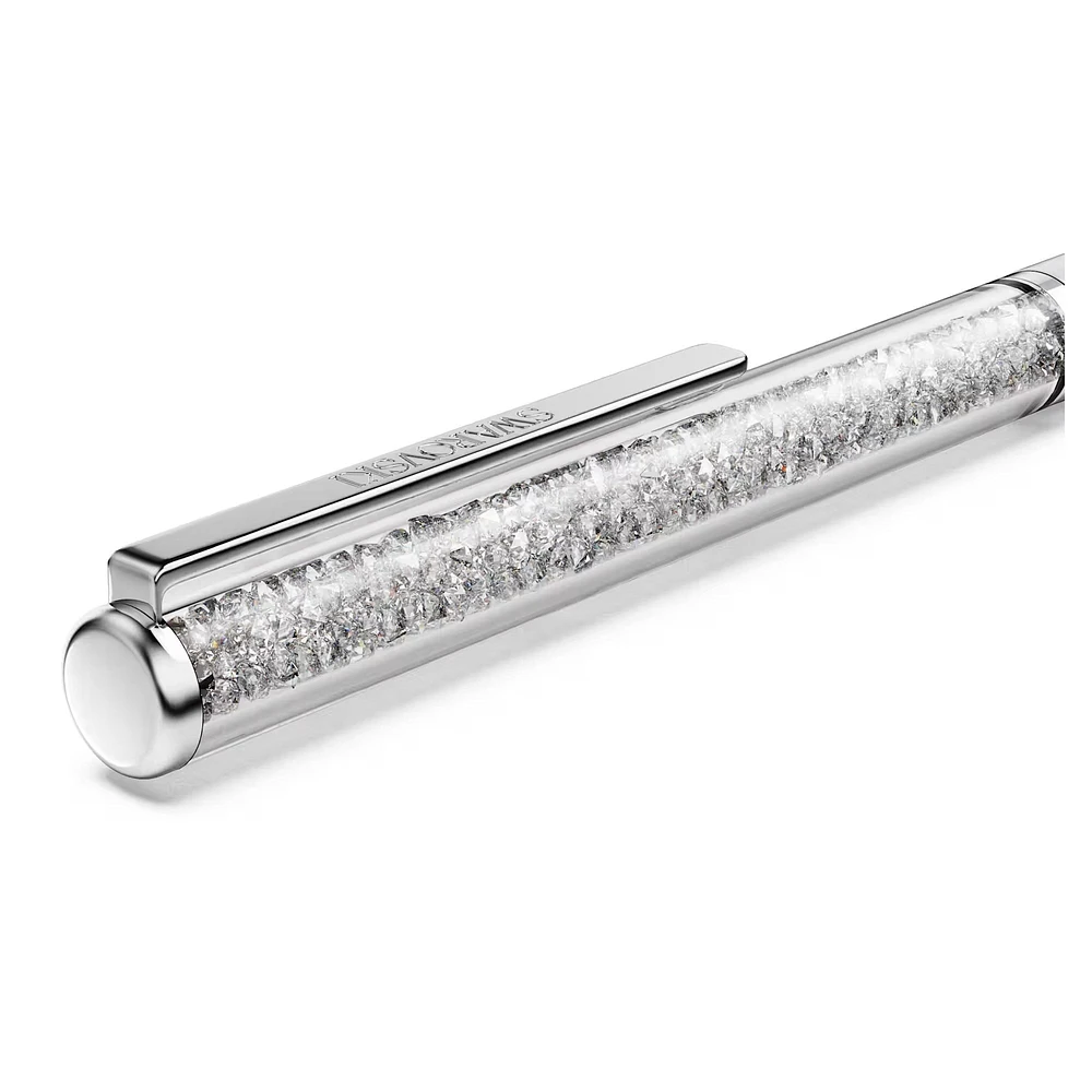 Swarovski - Crystalline Silk ballpoint pen, Gray, Gray lacquered, Chrome Plated 5709613