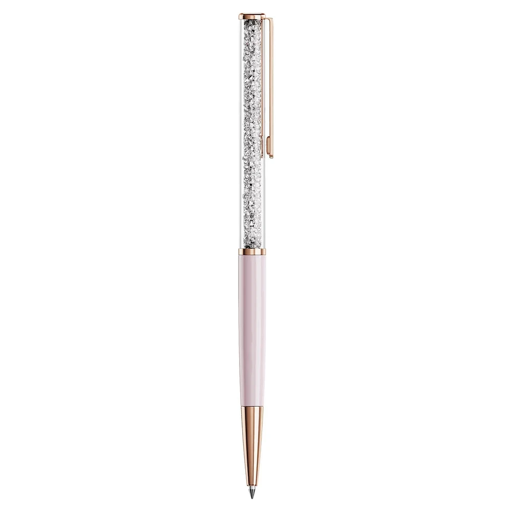 Swarovski - Crystalline Silk ballpoint pen, Pink, Pink lacquered, Rose gold-tone plated 5709614