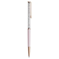 Swarovski - Crystalline Silk ballpoint pen, Pink, Pink lacquered, Rose gold-tone plated 5709614