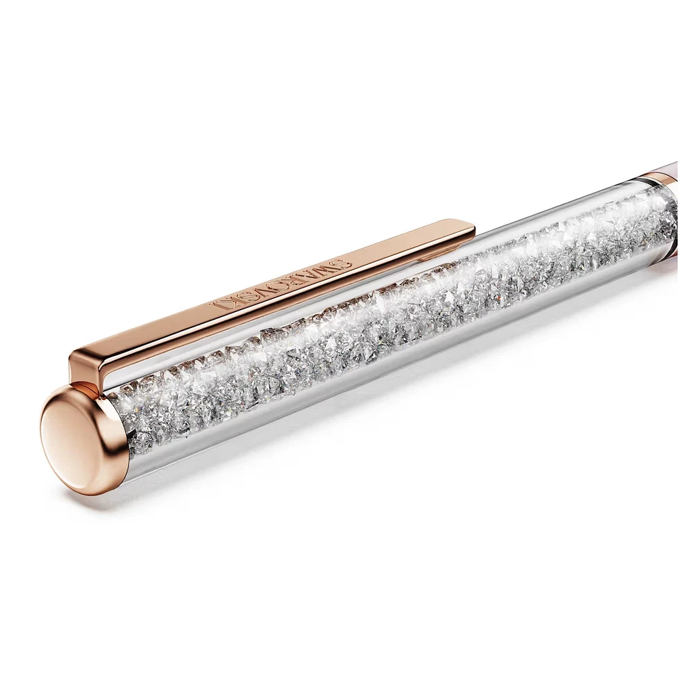 Swarovski - Crystalline Silk ballpoint pen, Pink, Pink lacquered, Rose gold-tone plated 5709614