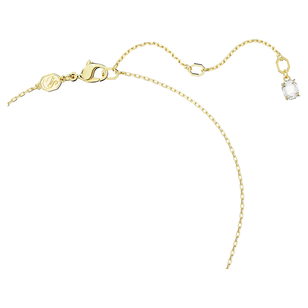 Swarovski - Dextera pendant, Interlocking loop, White, Gold-tone plated - 5668820
