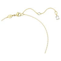 Swarovski - Dextera pendant, Interlocking loop, White, Gold-tone plated - 5668820