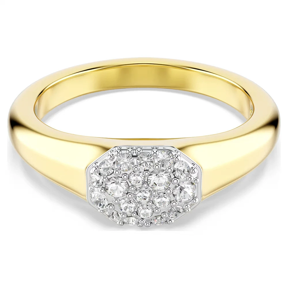Swarovski Dextera ring, Mixed cuts, White, Gold-tone plated 5732851