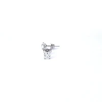 14K White Gold 1.10cttw Lab Grown Diamond Stud Earrings