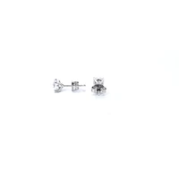 14K White Gold 1.10cttw Lab Grown Diamond Stud Earrings