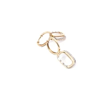 14K Yellow Gold 0.18cttw Diamond Earrings