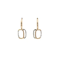 14K Yellow Gold 0.18cttw Diamond Earrings