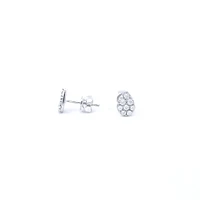 14K White Gold 0.17cttw Diamond Earrings