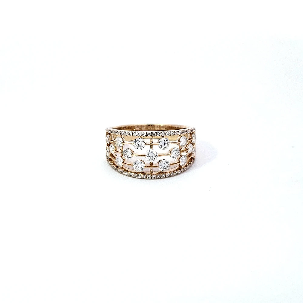 14K Yellow Gold cttw Diamond Ring