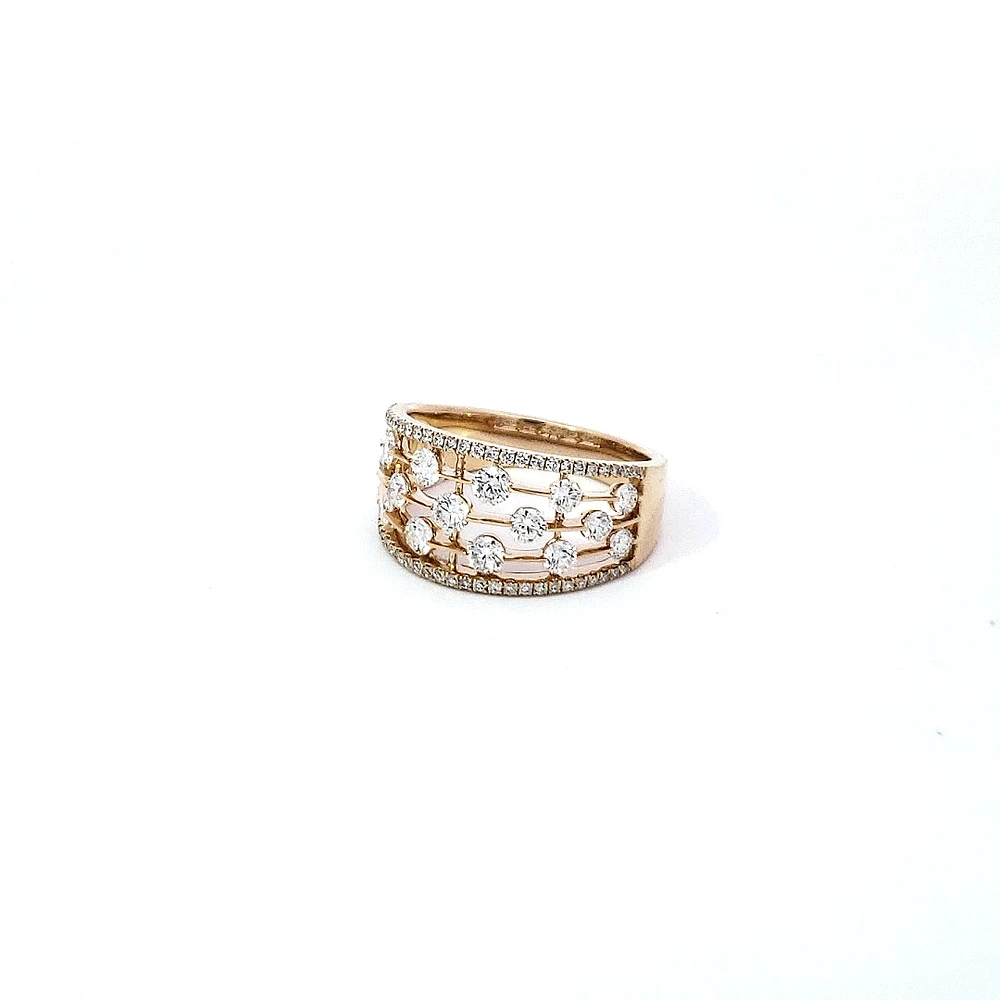 14K Yellow Gold cttw Diamond Ring