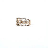 14K Yellow Gold cttw Diamond Ring