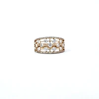 14K Yellow Gold cttw Diamond Ring