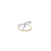14K Yellow and White Gold cttw Diamond Ring