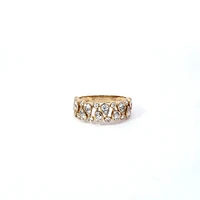 14K Yellow Gold cttw Diamond Ring
