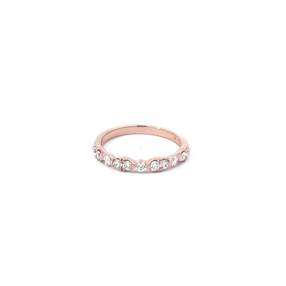 14K Rose Gold 0.45 cttw Diamond Ring