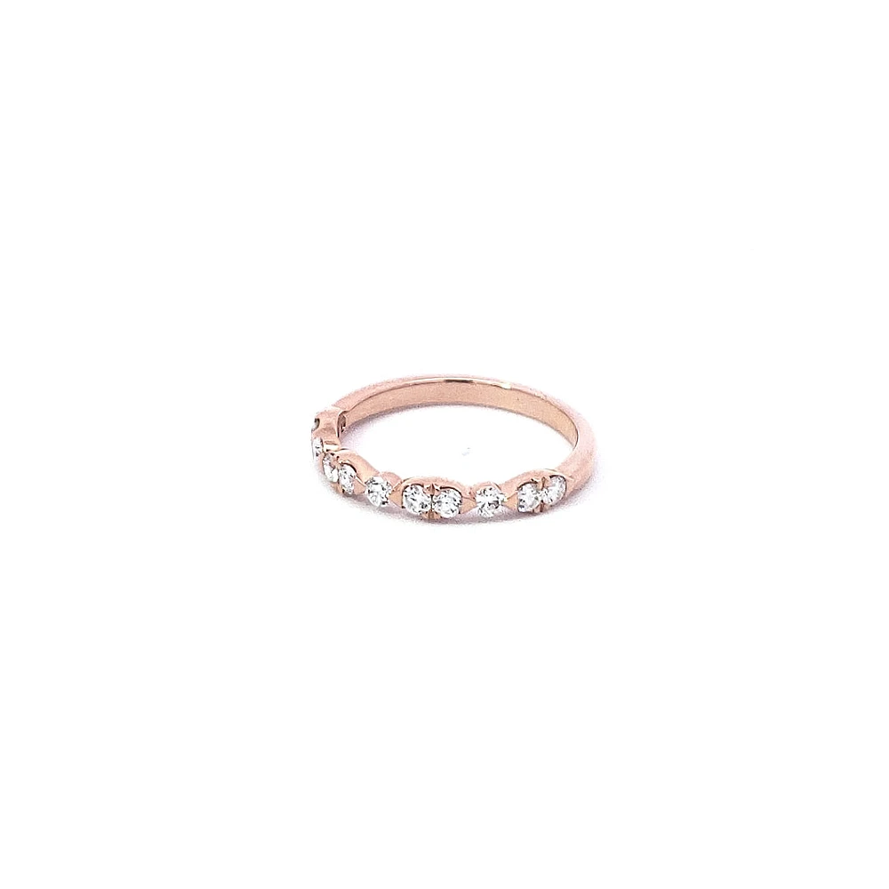 14K Rose Gold 0.45 cttw Diamond Ring