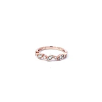 14K Rose Gold 0.19 cttw Diamond Ring