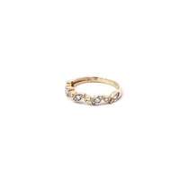 14K Yellow Gold 0.19 cttw Diamond Ring