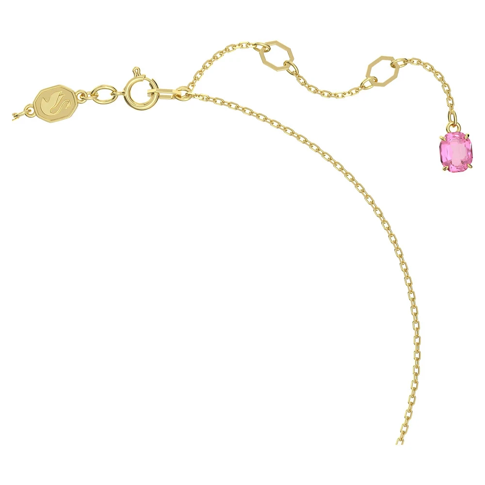 Swarovski Idyllia Florere pendant Flower, Small, Pink, 18k gold plated - 5657875
