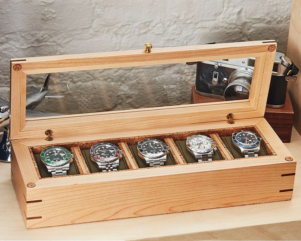 Analog/Shift Flatiron II 5-Piece Watch Box 