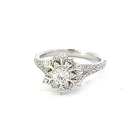 Previously Loved - Enchanted Disney Elsa 0.63 CT. T.W. Diamond Snowflake Engagement Ring 14K White Gold