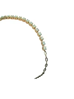 14K Yellow Gold 0.41cttw Diamond Bracelet - 7"