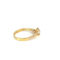 18K Yellow Gold 1.28cttw Round Lab Grown Diamond Solitaire Engagement Ring