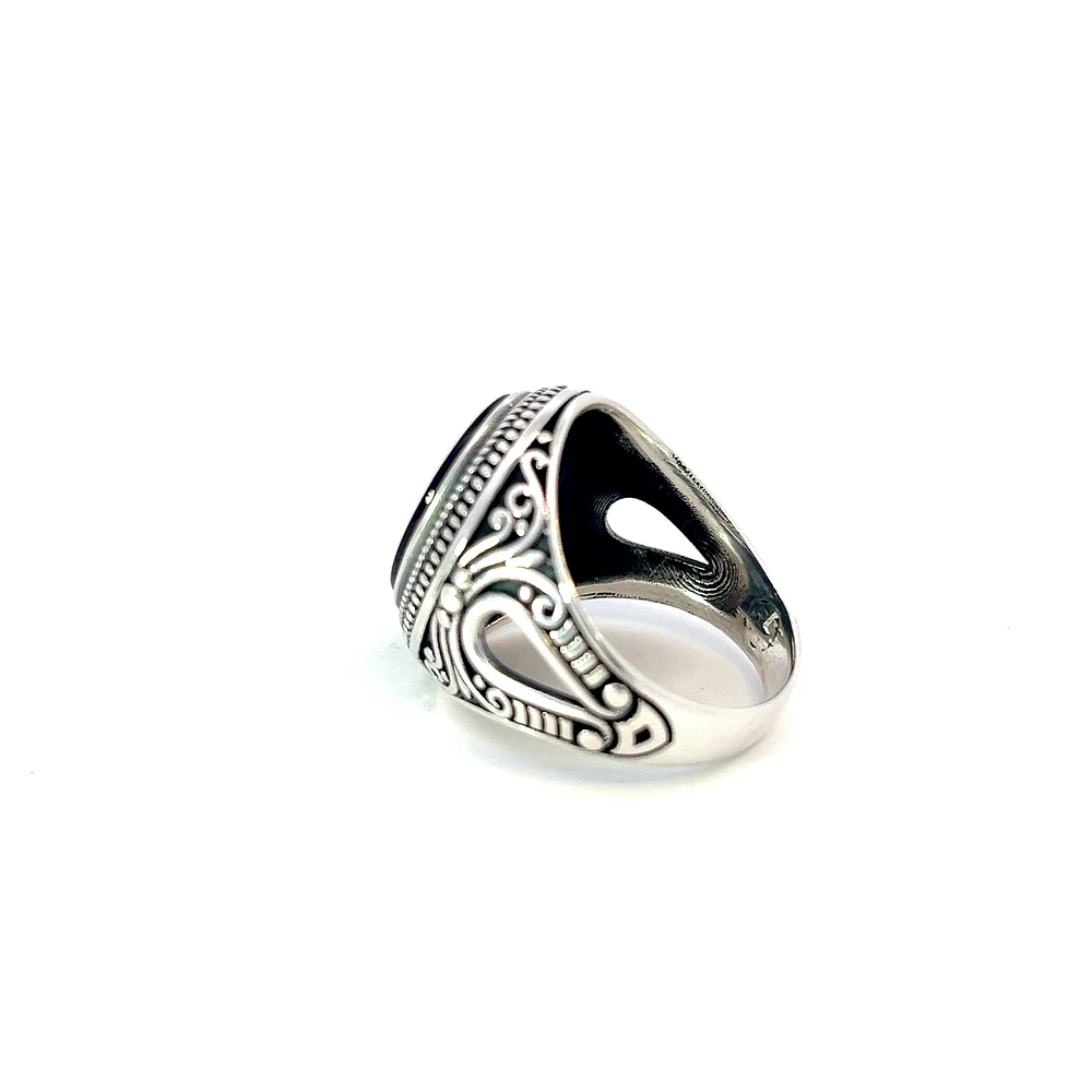 Argent Silver and Onyx Ring