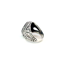 Argent Silver and Onyx Ring
