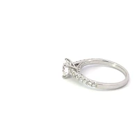 18K White Gold 1.40cttw Lab Grown Diamond Solitaire Engagement Ring