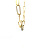 10K Yellow Gold 0.82 cttw Diamond Necklace - 18"