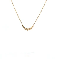 14K Yellow Gold 0.50cttw Diamond Necklace, 18"