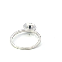 14K Gold Peridot and Diamond Ring