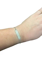 14K White Gold 0.52cttw Diamond Bracelet - 7"