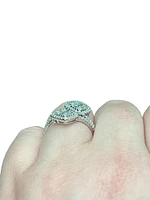 14K White Gold Diamond Ring