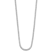 14kw 10.00cttw Lab Grown Diamond Tennis Style Necklace - 16”