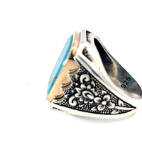 Argent Silver and Turquoise Ring