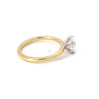 14K Gold 1.01cttw Round Brilliant Cut Canadian Diamond Engagement Ring