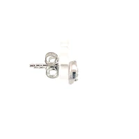 10K White Gold 0.15cttw Round Brilliant Cut Canadian Diamond Earrings