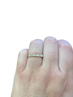 14K Yellow Gold 0.36cttw Canadian Diamond Ring - size 6.5