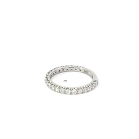 14K White Gold 0.75cttw Lab Grown Diamond Band - /