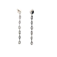 14K White Gold 0.89cttw Diamond Earrings