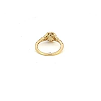 14K Yellow Gold 0.75cttw Round Brilliant Cut Canadian Diamond Engagement Ring - / White