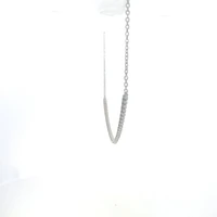 14K White Gold 3.00 cttw Lab Grown Diamond Necklace