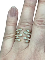 14K Yellow Gold Diamond Ring